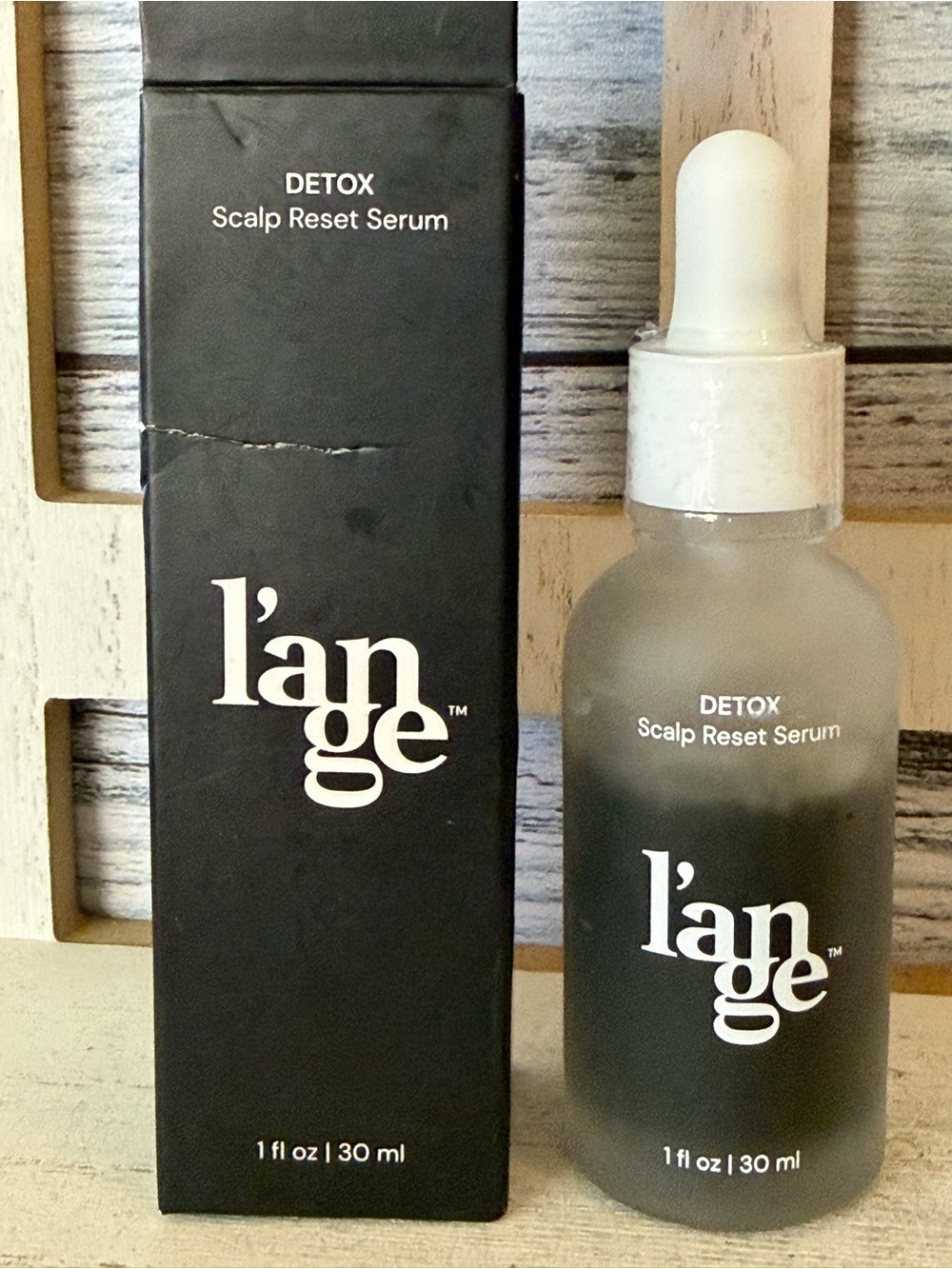 L'Ange Hair Lange Hair Detox Scalp Reset Serum Hydrating Scalp Serum 1oz Sealed